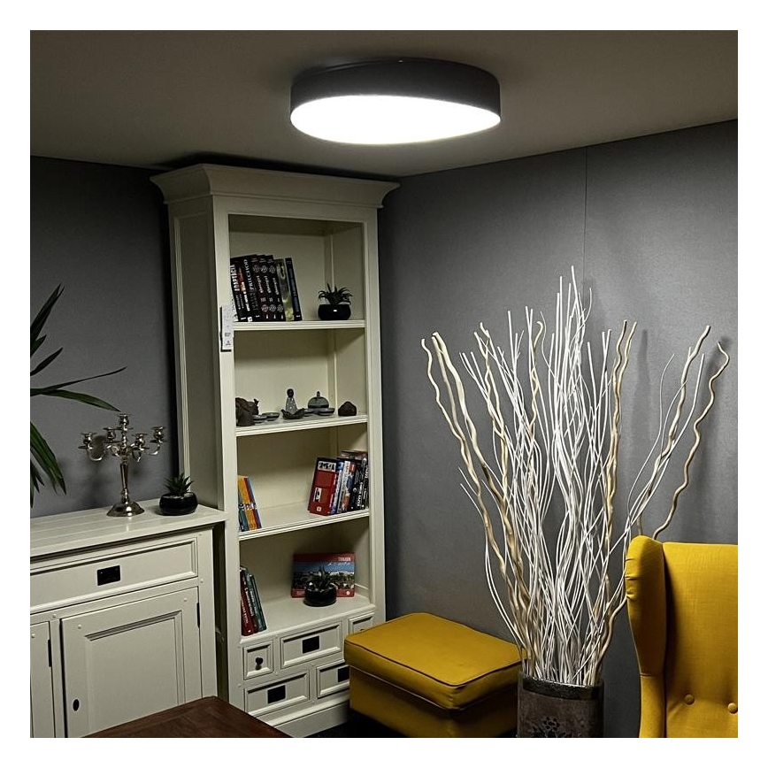 Стельовий LED світильник з регулюванням яскравості LED/48W/230V 2700-6500K Wi-Fi Tuya + дистанційне керування