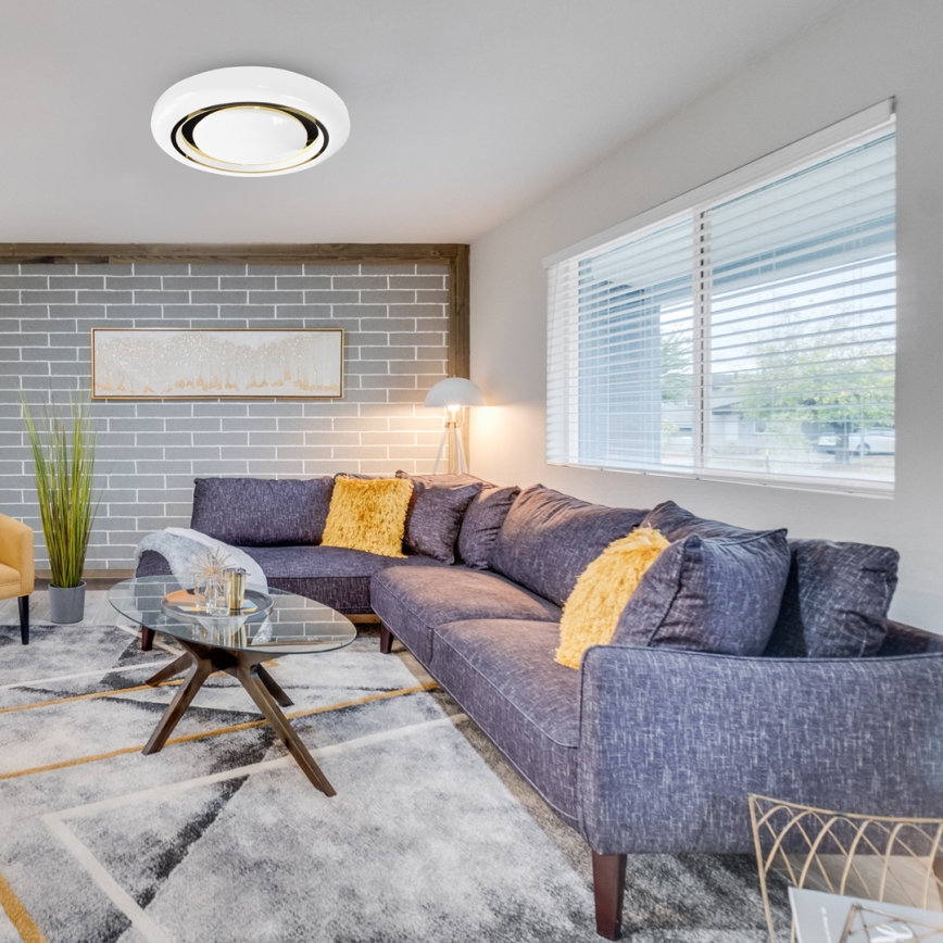 Стельовий LED світильник з регулюванням яскравості MEGAN LED/48W/230V 3000-6000K + дистанційне керування
