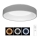 Стельовий LED світильник з регулюванням яскравості NEST LED/40W/230V 3000-6500K сірий + дистанційне керування
