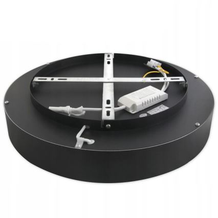 Стельовий LED світильник з регулюванням яскравості NOVA LED/54W/230V 3000-6500K чорний + дистанційне керування