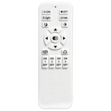 Стельовий LED світильник з регулюванням яскравості NOVA LED/54W/230V 3000-6500K чорний + дистанційне керування