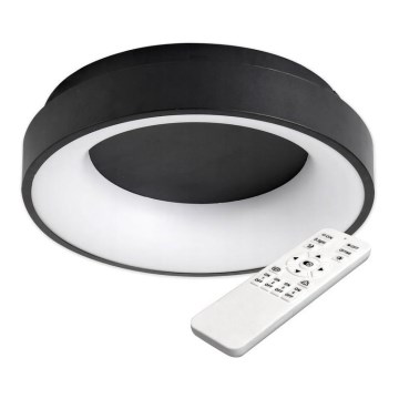 Стельовий LED світильник з регулюванням яскравості NOVA LED/54W/230V 3000-6500K чорний + дистанційне керування