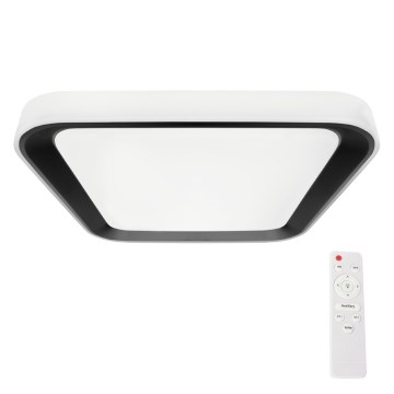 Стельовий LED світильник з регулюванням яскравості QUADRO LED/38W/230V 3000-6000K білий/чорний + дистанційне керування
