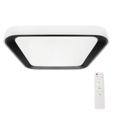 Стельовий LED світильник з регулюванням яскравості QUADRO LED/66W/230V 3000-6000K білий/чорний + дистанційне керування