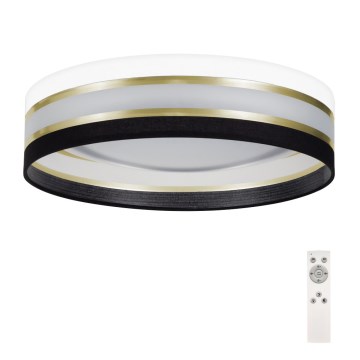 Стельовий LED світильник з регулюванням яскравості SMART CORAL GOLD LED/24W/230V чорний/білий + дистанційне керування