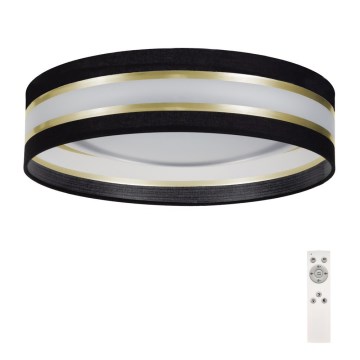 Стельовий LED світильник з регулюванням яскравості SMART CORAL GOLD LED/24W/230V чорний/золотий + дистанційне керування