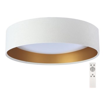 Стельовий LED світильник з регулюванням яскравості SMART GALAXY LED/24W/230V білий/золотий + дистанційне керування