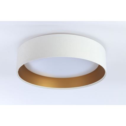 Стельовий LED світильник з регулюванням яскравості SMART GALAXY LED/24W/230V білий/золотий + дистанційне керування
