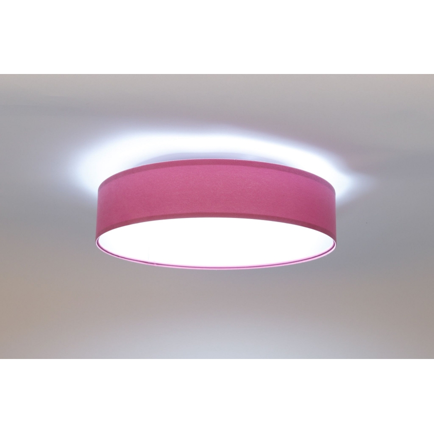Стельовий LED світильник з регулюванням яскравості SMART GALAXY LED/24W/230V рожевий/срібний 3000-6500K + дистанційне керування