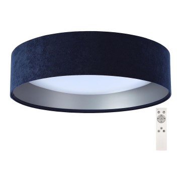 Стельовий LED світильник з регулюванням яскравості SMART GALAXY LED/24W/230V синій/срібний+ дистанційне керування