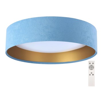 Стельовий LED світильник з регулюванням яскравості SMART GALAXY LED/24W/230V синій/золотий + дистанційне керування