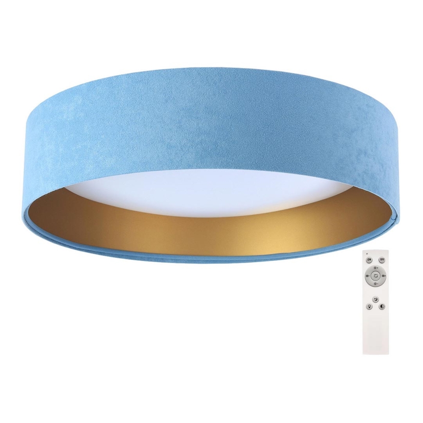 Стельовий LED світильник з регулюванням яскравості SMART GALAXY LED/24W/230V синій/золотий + дистанційне керування