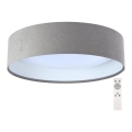 Стельовий LED світильник з регулюванням яскравості SMART GALAXY LED/24W/230V сірий/білий + дистанційне керування