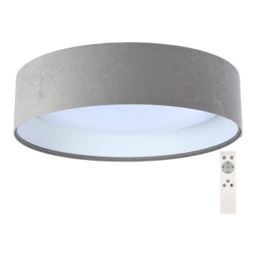 Стельовий LED світильник з регулюванням яскравості SMART GALAXY LED/24W/230V сірий/білий + дистанційне керування