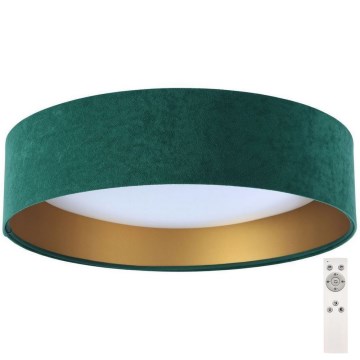 Стельовий LED світильник з регулюванням яскравості SMART GALAXY LED/24W/230V зелений/золотий 3000-6500K + дистанційне керування