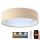Стельовий LED світильник з регулюванням яскравості SMART GALAXY LED/36W/230V ⌀ 55 см 2700-6500K Wi-Fi Tuya бежевий/білий + дистанційне керування
