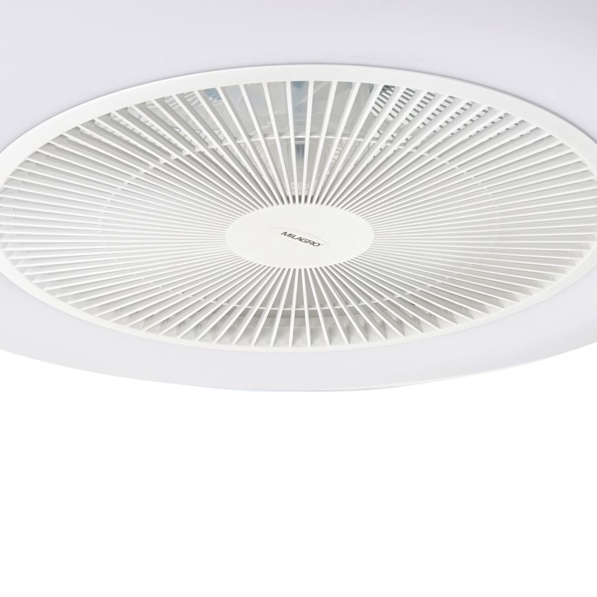 Стельовий LED світильник з регулюванням яскравості та вентилятором ARIA LED/38W/230V 3000-6000K білий + дистанційне керування