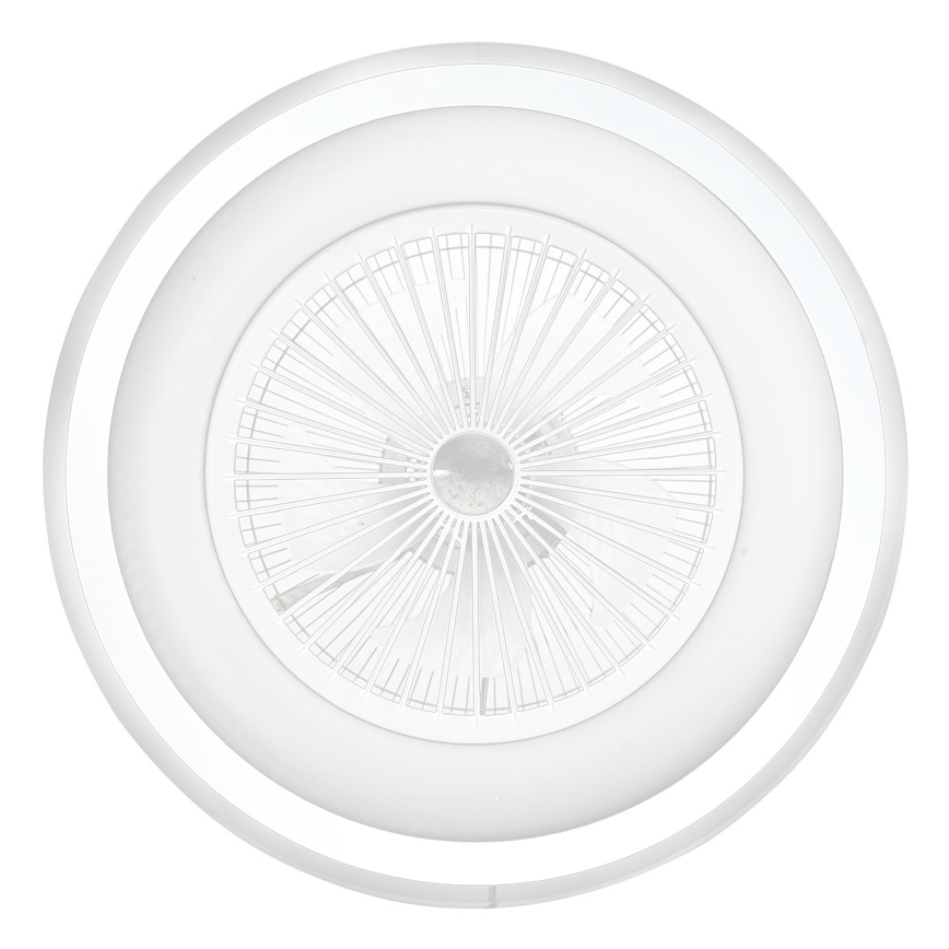 Стельовий LED світильник з регулюванням яскравості та вентилятором ZONDA LED/48W/230V 3000-6000K білий + пульт дистанційного керування