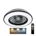 Стельовий LED світильник з вентилятором та регулюванням яскравості OPAL LED/48W/230V 3000-6500K + пульт дистанційного керування