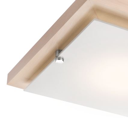 Стельовий світильник 1xE27/60W/230V бук - FSC сертифіковано