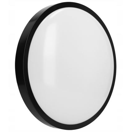 Стельовий світильник 2xE27/40W/230V діам. 29,5 см чорний