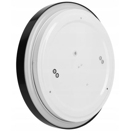 Стельовий світильник 2xE27/40W/230V діам. 29,5 см чорний