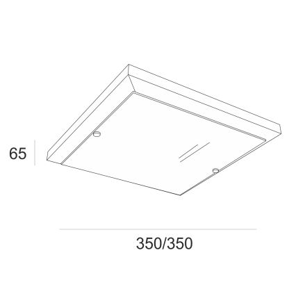 Стельовий світильник 2xE27/60W/230V бук - FSC сертифіковано