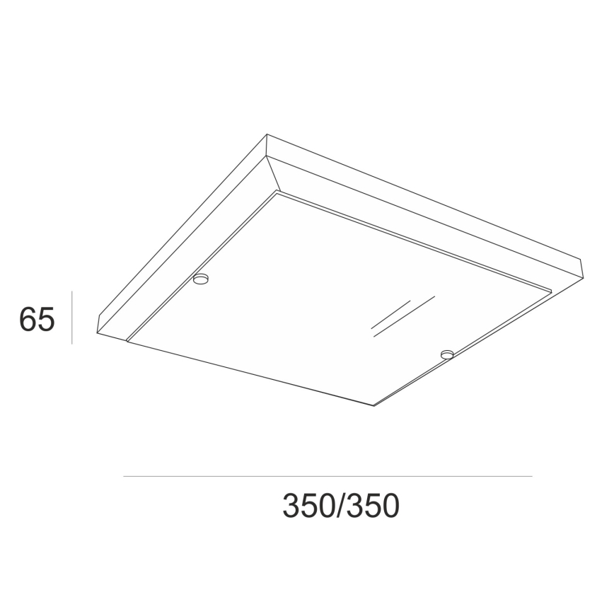 Стельовий світильник 2xE27/60W/230V бук - FSC сертифіковано