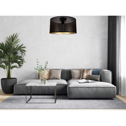 Стельовий світильник ALDO 1xE27/60W/230V діаметр 40 см чорний