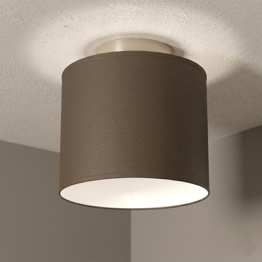 Стельовий світильник ARDEN 1xE27/15W/230V Ø 18 см коричневий