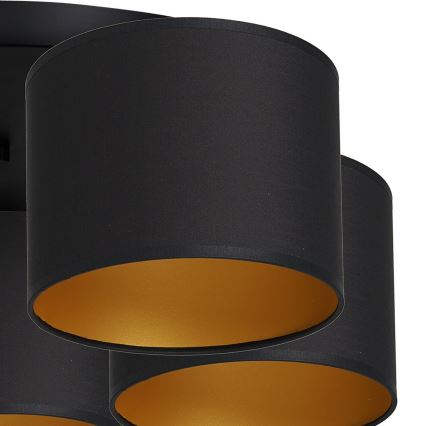 Стельовий світильник ARDEN 5xE27/60W/230V чорний/золотий