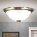 Стельовий світильник AUSTRIAN OLD LAMP 3xE27/60W/230V діаметр 50 см бронза/білий