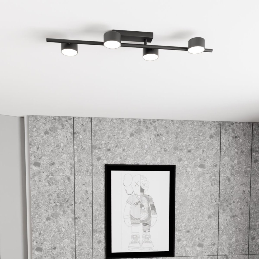 Стельовий світильник BET 4xGX53/12W/230V чорний