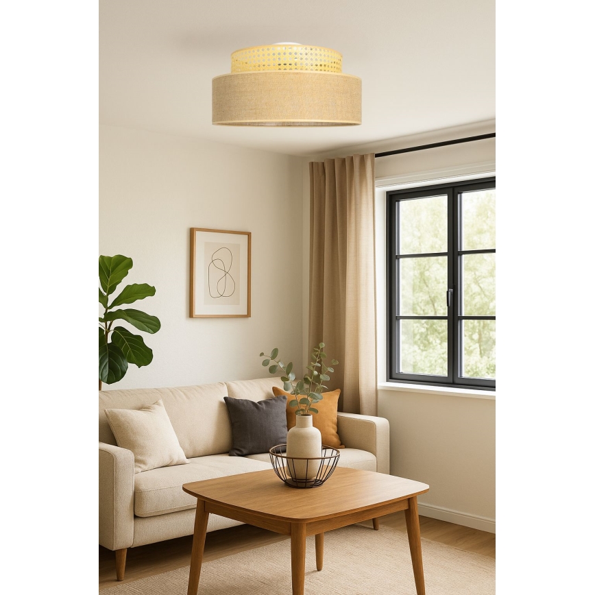 Стельовий світильник BOHO 1xE27/60W/230V бежевий