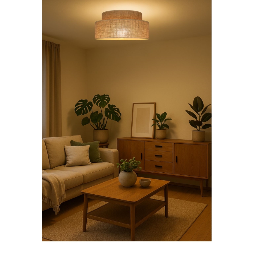 Стельовий світильник BOHO 1xE27/60W/230V бежевий