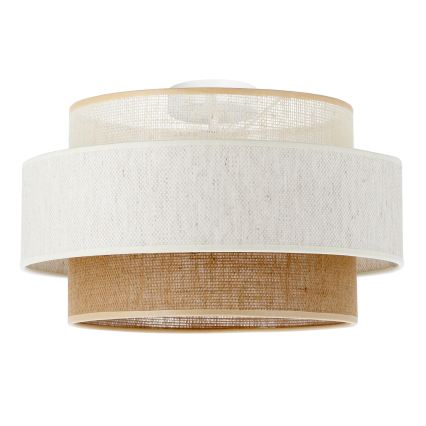 Стельовий світильник BOHO 1xE27/60W/230V, діаметр 40 см, білий/джут