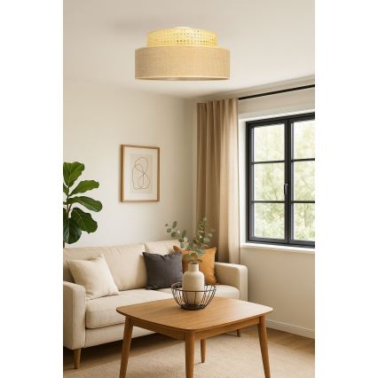Стельовий світильник BOHO 1xE27/60W/230V ротанґ