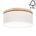 Стельовий світильник BOHO 2xE27/25W/230V діаметр 38 см дуб – FSC сертифіковано