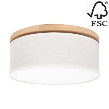Стельовий світильник BOHO 2xE27/25W/230V діаметр 38 см дуб – FSC сертифіковано