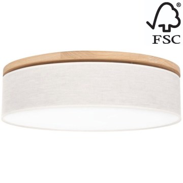 Стельовий світильник BOHO 3xE27/25W/230V діаметр 58 см дуб – FSC сертифіковано