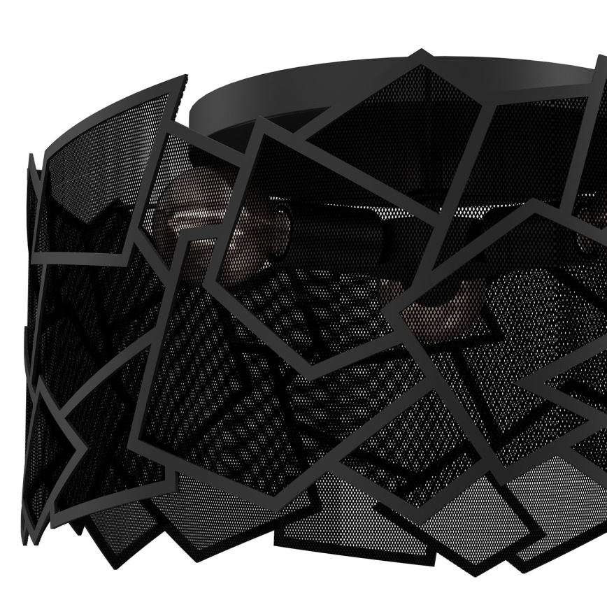 Стельовий світильник CAMO 3xE27/15W/230V чорний