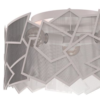Стельовий світильник CAMO 3xE27/15W/230V, діаметр 49,5 см, бежевий