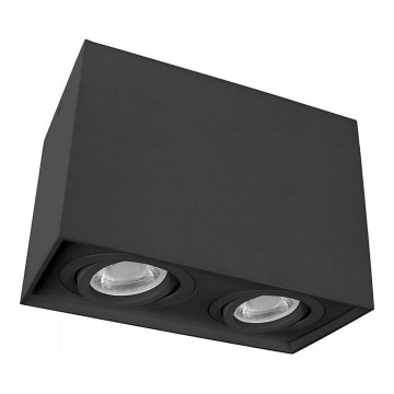 Стельовий світильник CHLOE DUO 2xGU10/50W/230V чорний