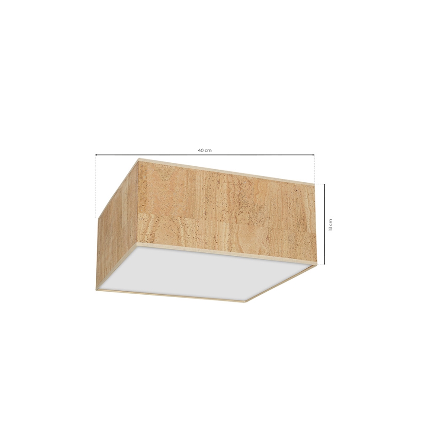 Стельовий світильник CORK 2xE27/60W/230V