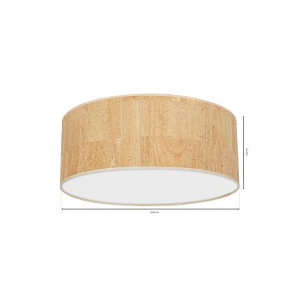 Стельовий світильник CORK 2xE27/60W/230V
