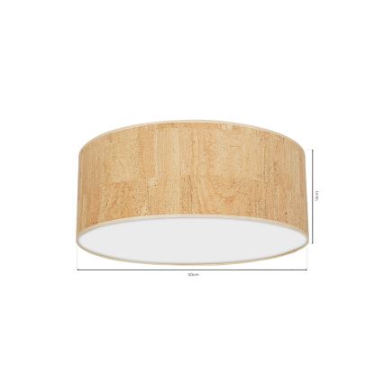 Стельовий світильник CORK 3xE27/60W/230V