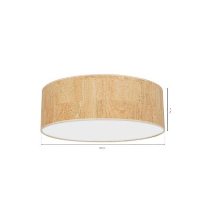 Стельовий світильник CORK 3xE27/60W/230V