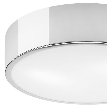 Стельовий світильник DANTE 2xE27/60W/230V діаметр 36 cm глянцевий хром