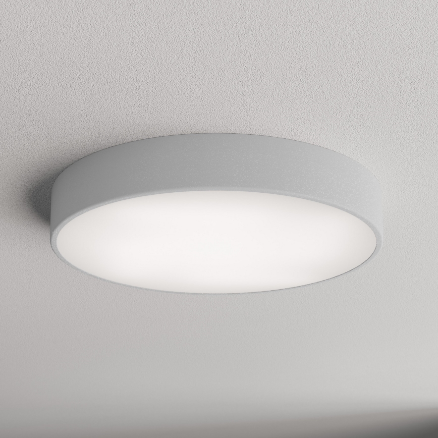 Стельовий світильник для ванної з датчиком CLEO, 4xE27/24W/230V, діаметр 50 см, IP54, сірий