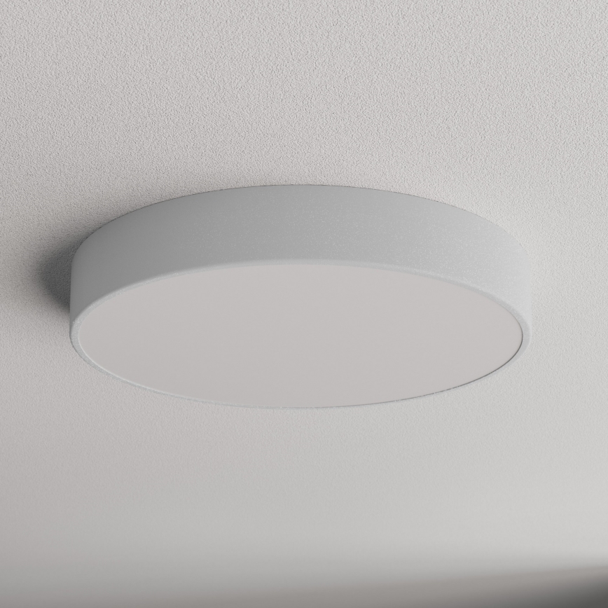 Стельовий світильник для ванної з датчиком CLEO, 4xE27/24W/230V, діаметр 50 см, IP54, сірий